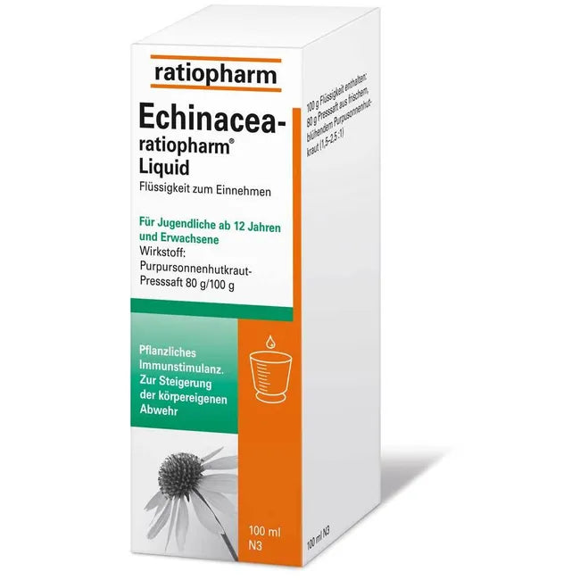 إشنسيا سائل 100 مل - ratiopharm Echinacea Liquid 100 Ml