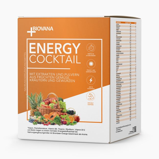 Natural Energy Cocktail Powder 30 Sachets