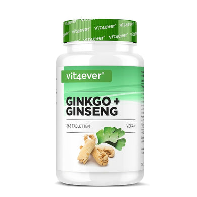 فيت فور إيفر جنكو جنسنغ ميكس 8000 – 365 قرص - Vit4ever Ginkgo Ginseng Mix 8000 - 365 Tablets