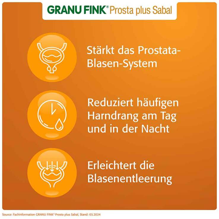 حميل الصورة في عارض المعرض ، جرانو فينك بروستا بلس سابال 200 كبسولة - GRANU FINK Prosta Plus Sabal 200 Capsules
