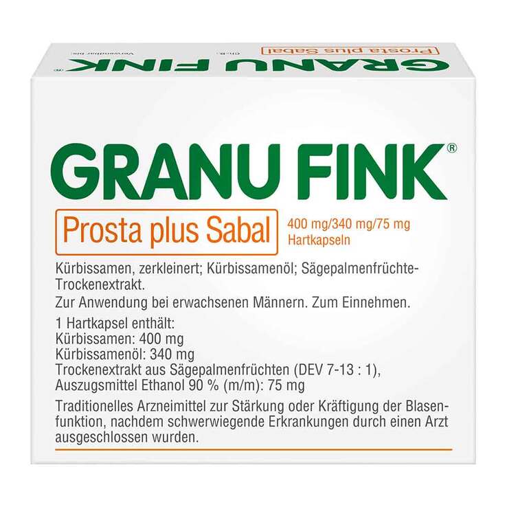 GRANU FINK Prosta Plus Sabal 200 Capsules