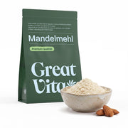 GreatVita Farina di Mandorle Sbollentate 1000 g