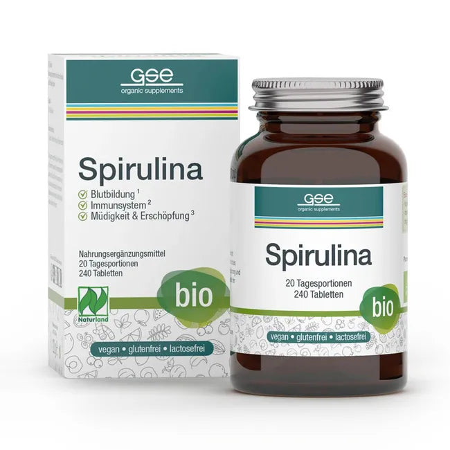 GSE BIO Spirulina 500 mg 240 Tablets