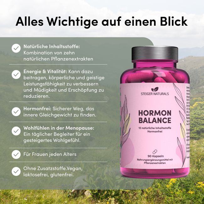 Steiger Naturals Hormone Balance 90 Capsules