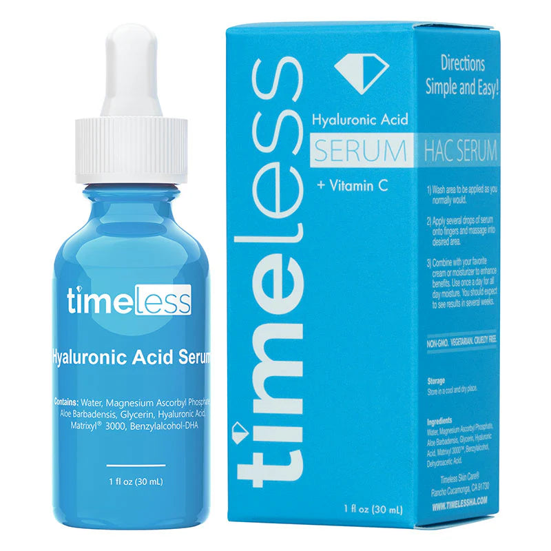 حميل الصورة في عارض المعرض ، سيروم حمض الهيالورونيك مع فيتامين سي 30 مل - Timeless Hyaluronic Acid Vitamin C Serum 30 ml
