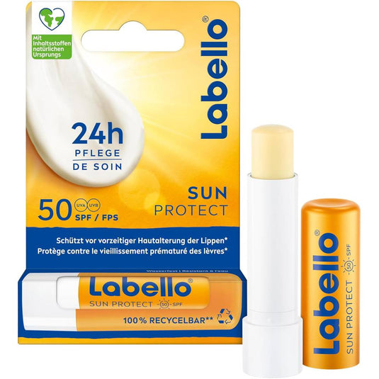 بلسم شفاه لابيلو صن بروتكت حماية 50 - Labello Sun Protect SPF 50 Waterproof Lip Care
