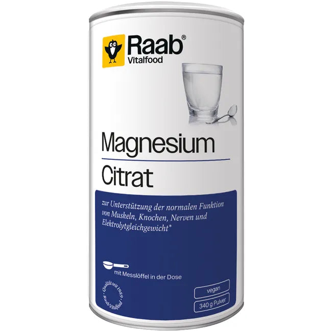 Raab Vitalfood Magnesium Citrate Powder 340 grams