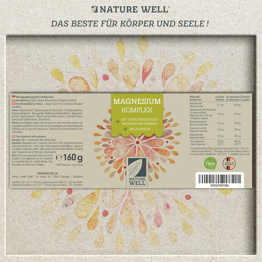 Nature Well Magnesium Complex 180 Capsules