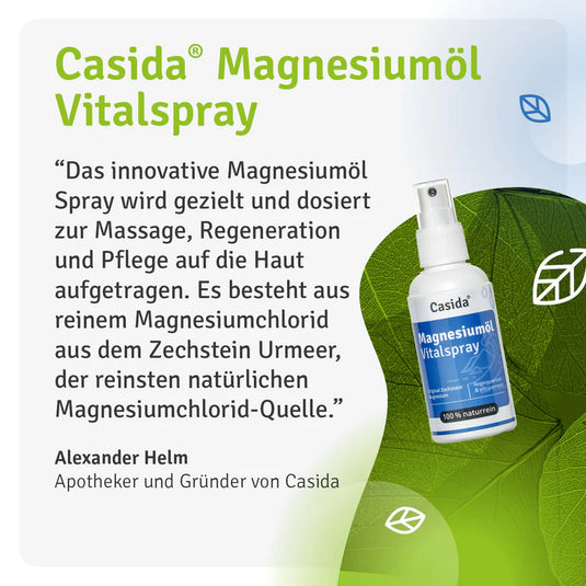 Casida Magnesium Oil Vital Spray 100 ml