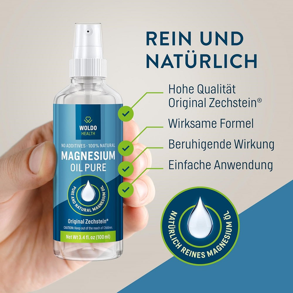 WoldoHealth Magnesium Oil Spray 100 ml