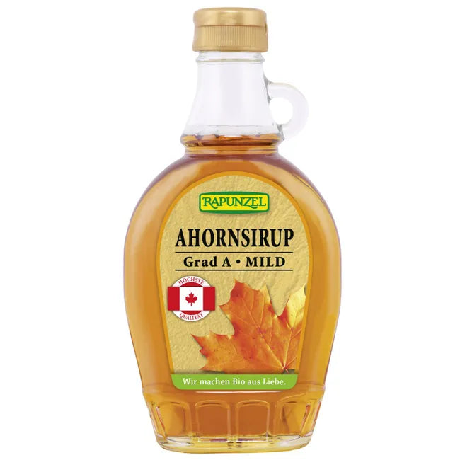 رابونزل شراب القيقب العضوي درجة أ 250 مل - RAPUNZEL organic maple syrup grade A 250 ml