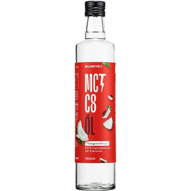 زيت إم سي تي نقي سي8 - براين إفكت 500 مل - BRAINEFFECT MCT Oil C8 500 ml