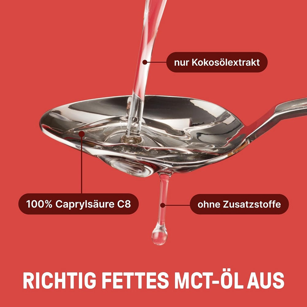 زيت إم سي تي النقي سي 8 - براين إيفيكت 500 مل - BRAINEFFECT MCT Oil C8 500 ml