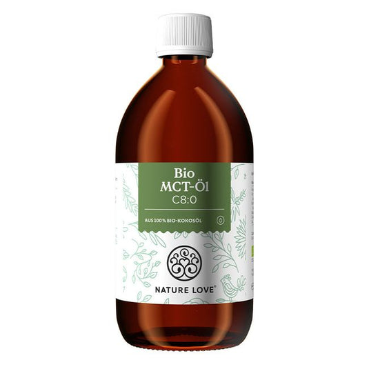 زيت إم سي تي العضوي 500 مل - NATURE LOVE Organic MCT Oil 500 Ml