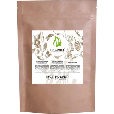 مسحوق إم سي تي الطبيعي 400 جم - GreatVita MCT Powder 400 gm