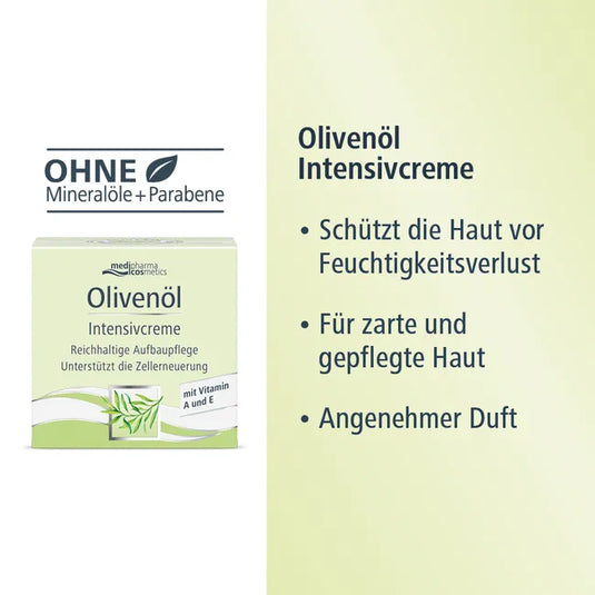 ميديفارما كوزمتيكس كريم زيت الزيتون المكثف 50 مل - medipharma cosmetics olive oil intensive cream 50 ml