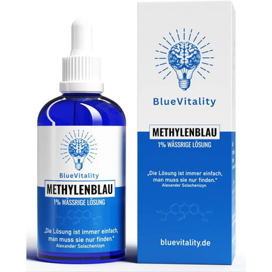 بلو فيتالتي الميثيلين الأزرق 1% محلول ‏100 مل - BlueVitality Methylene Blue 1% Solution 100 ml