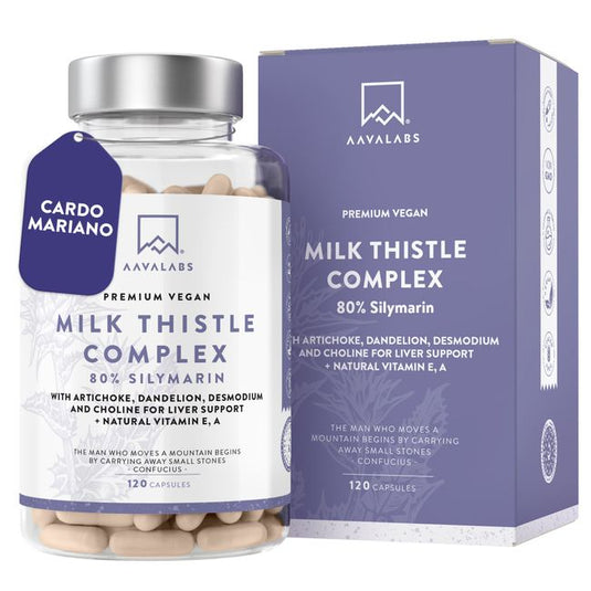 حليب الشوك كومبلكس 120 كبسولة - AAVALABS Milk Thistle Complex 120 Capsules