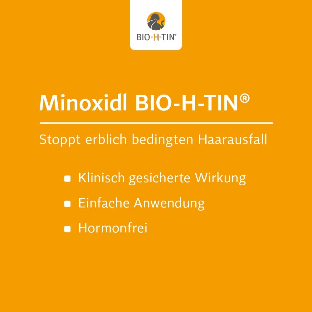Minoxidil BIO-H-TIN Pharma 20 mg/ml Solution pour Pulvérisation pour Femmes 60 ml, Traitement de 3 Mois