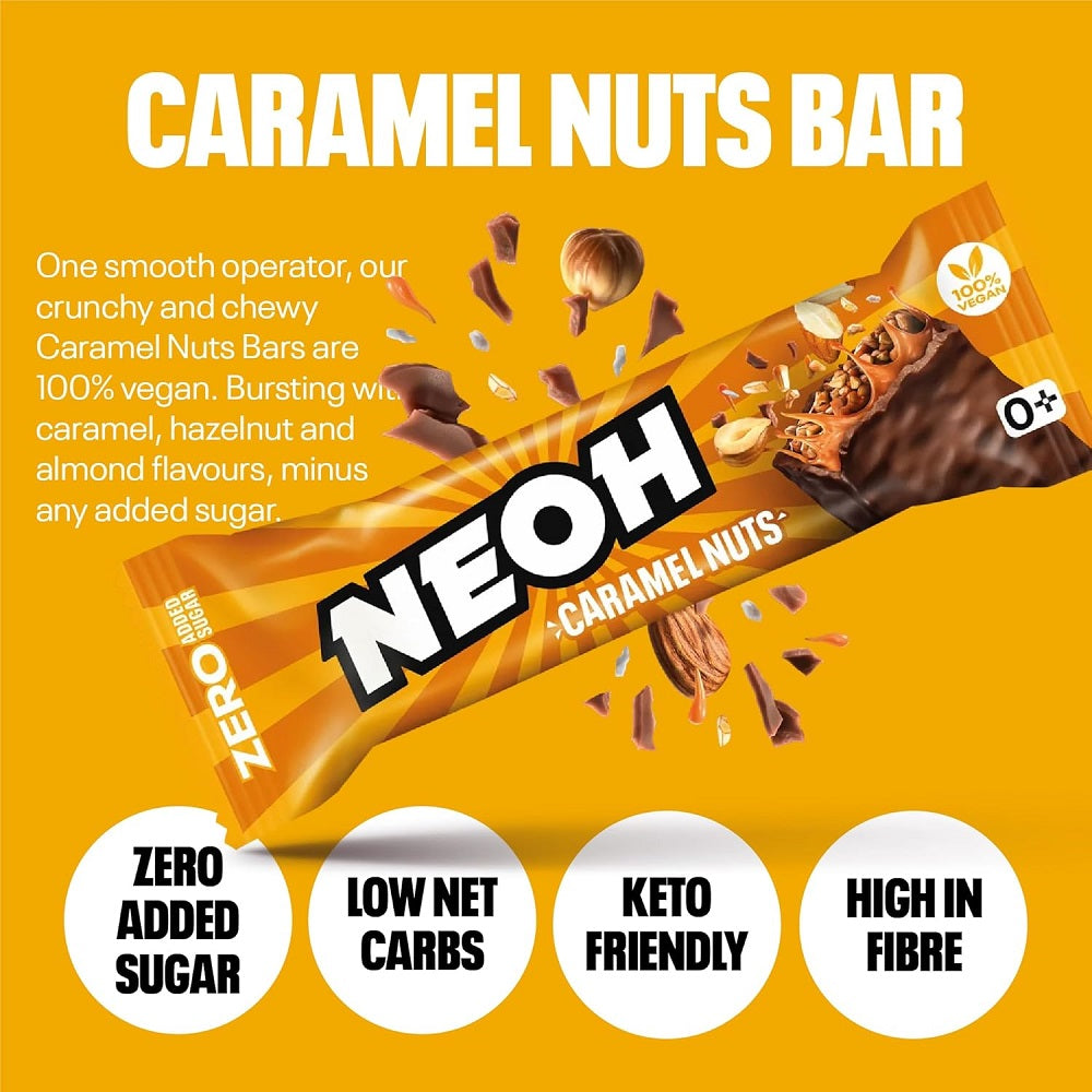 كيتو بار منخفض الكربوهيدرات 12 قطعة - NEOH Low-Carb Keto Bar (Pack of 12)