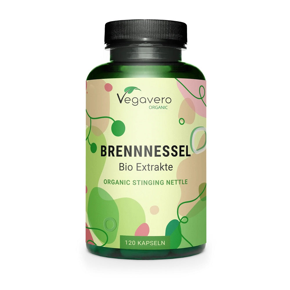 Vegavero Organic Stinging Nettle 120 Capsules