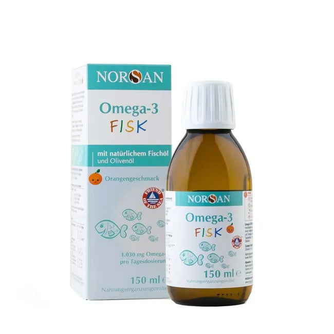 NORSAN Omega-3 Kids Liquid 150 ml - أوميجا-3 شراب للأطفال 150 مل