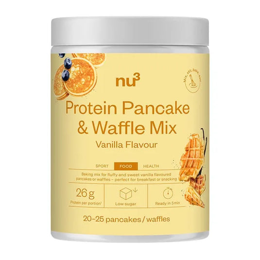 نو3 خليط بروتين بان كيك و وافل 400 جم - nu3 Protein Pancake & Waffle Mix 400 Gm