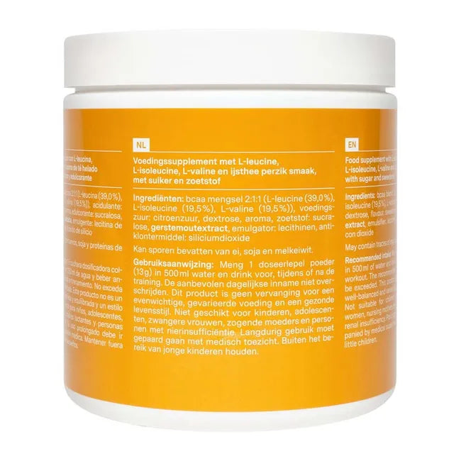 حميل الصورة في عارض المعرض ، نو3 مسحوق بي سي إيه إيه بنكهة آيس تي الخوخ 400 جم - nu3 BCAA Powder Iced Tea Peach Flavour 400 Gm
