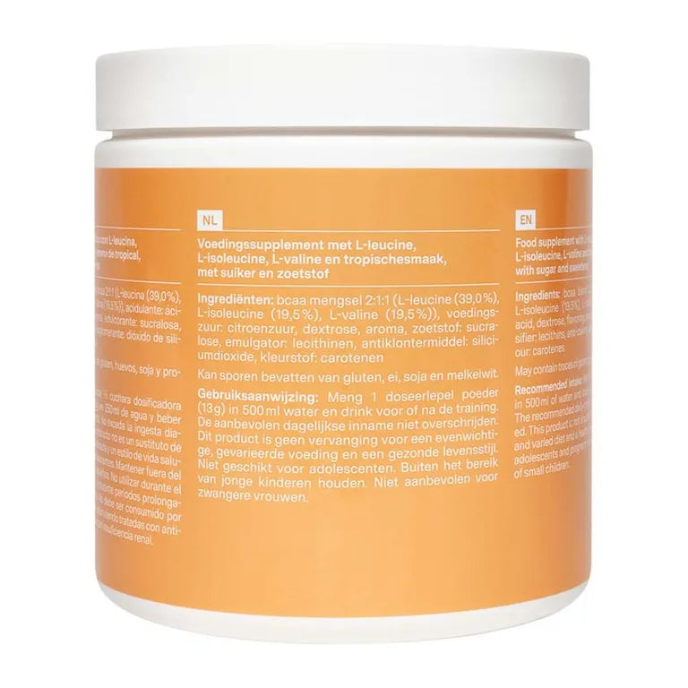 نو3 مسحوق بي سي إيه إيه بنكهة استوائية 400 جم - nu3 BCAA Powder Tropical Flavour 400 Gm