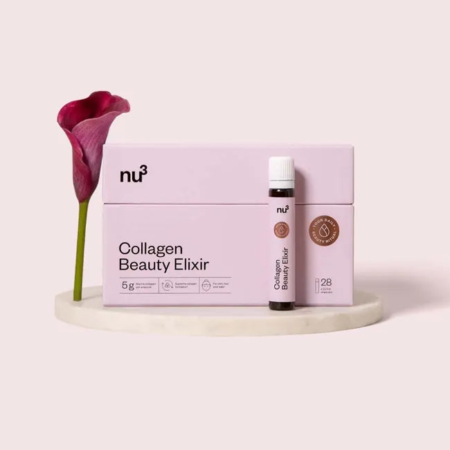 حميل الصورة في عارض المعرض ، نو3 كولاجين بيوتي إليكسير 28 أمبولة - nu3 Collagen Beauty Elixir 28 ampoules
