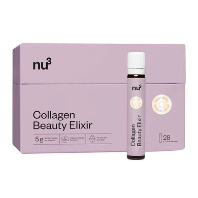 نو3 كولاجين بيوتي إليكسير 28 أمبولة - nu3 Collagen Beauty Elixir 28 ampoules