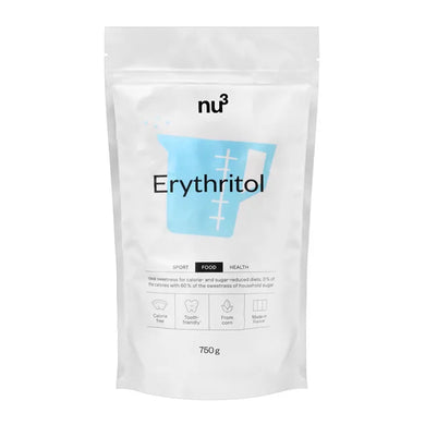 Erythritol, Natural Sweetener, Sugar Substitute 750 gm - nu3 Erythritol, Sugar Substitute 750 gm