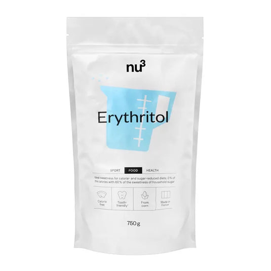 Erythritol, Natural Sweetener, Sugar Substitute 750 gm - nu3 Erythritol, Sugar Substitute 750 gm