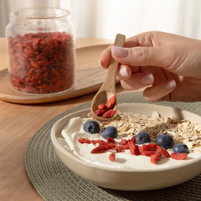 حميل الصورة في عارض المعرض ، نو3 توت الغوجي العضوي 500 جم - nu3 Organic Goji Berries 500 Gm
