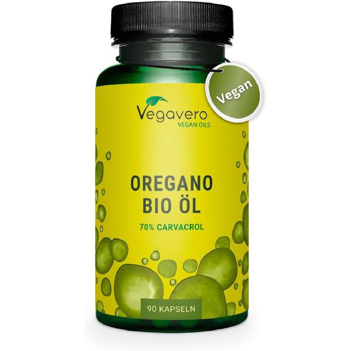 زيت الأوريجانو العضوي 90 كبسولة - Vegavero Organic Oregano Oil 90 Capsules