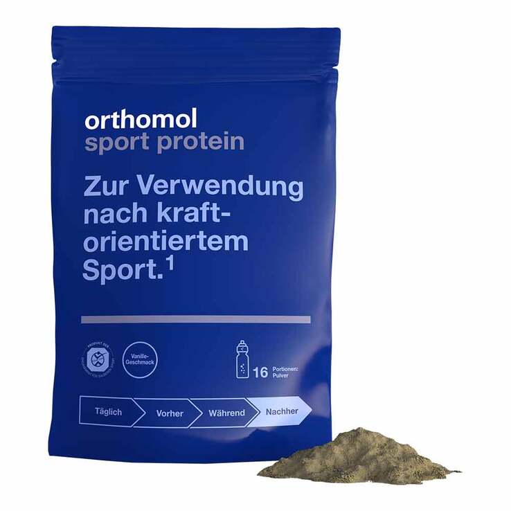 أورثومول سبورت بروتين بودر 640 جم - Orthomol Sport Protein Powder 640 g