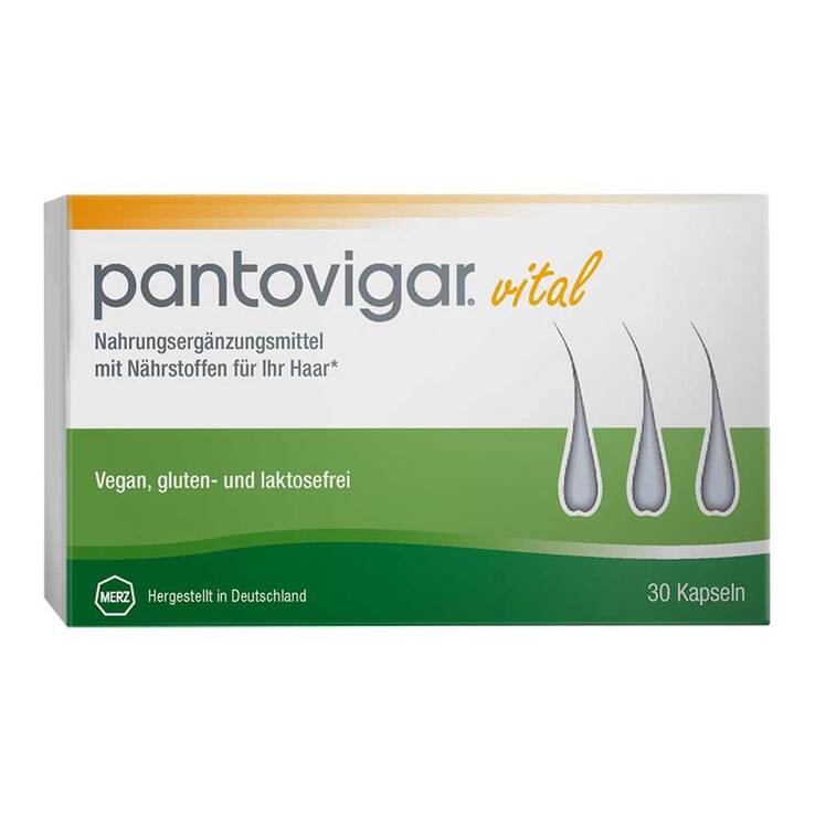 حميل الصورة في عارض المعرض ، بانتوجار الألماني 30 كبسولة - Pantovigar Vital 30 Caps
