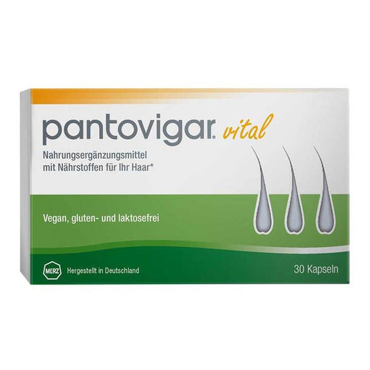 بانتوجار الألماني 30 كبسولة - Pantovigar Vital 30 Caps