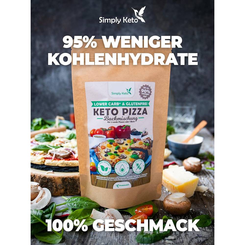 Simply Keto Lower Carb Pizza Mix 290 grams