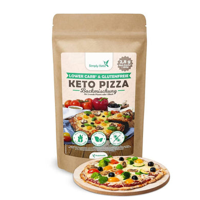 خليط بيتزا منخفض الكربوهيدرات 290 جم من سمبلي كيتو - Simply Keto Lower Carb Pizza Mix 290 gm