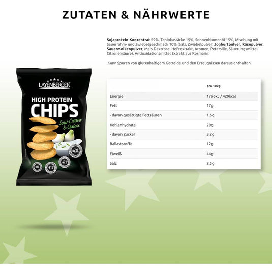 Layenberger High Protein Chips 3 x 75 gm