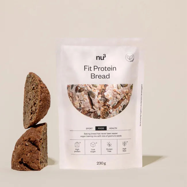 حميل الصورة في عارض المعرض ، نو3 خليط خبز البروتين 230 جم - nu3 Fit Protein Bread Mix 230 Gm
