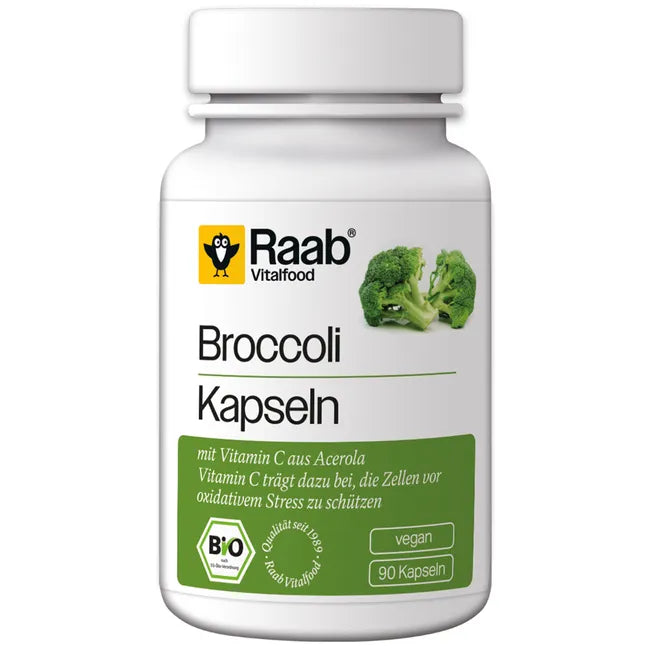 Raab Vitalfood Organic Broccoli 90 Capsules