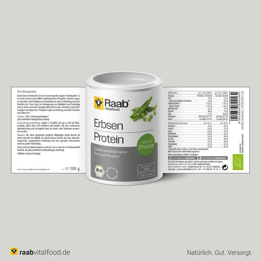Raab Vitalfood Organic Pea Protein Powder 400 gm