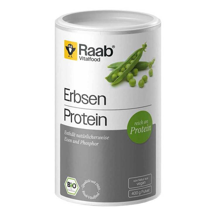 Load image into Gallery viewer, Raab Vitalfood Organic Pea Protein Powder 400 gm
