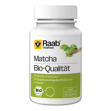 راب فيتال فود ماتشا العضوي 60 كبسولة - Raab Vitalfood Matcha Organic 60 Capsules