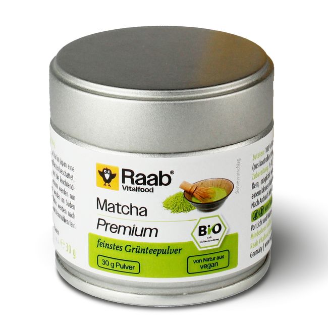 Raab Vitalfood Organic Matcha Premium Powder 30 grams