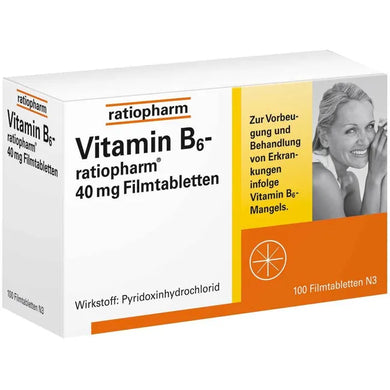 فيتامين ب6 100 قرص - ratiopharm Vitamin B6 100 Tablets