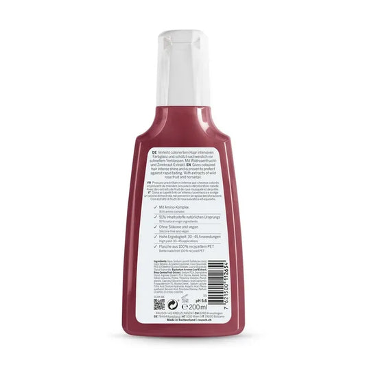 راوش شامبو حماية اللون بخلاصة الورد البري 200 مل - Rausch Color Protection Shampoo with Wild Rose 200 ml