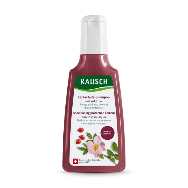 راوش شامبو حماية اللون بخلاصة الورد البري 200 مل - Rausch Color Protection Shampoo with Wild Rose 200 ml